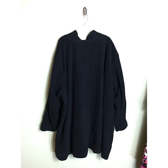 Woman Within Fleece Swing Funnel-Neck Winter  Coat Black Various Sizes NWOT - Picture 3 of 6